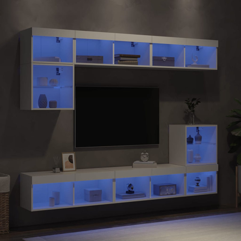 Carmila TV Stand for TVs up to 28", White