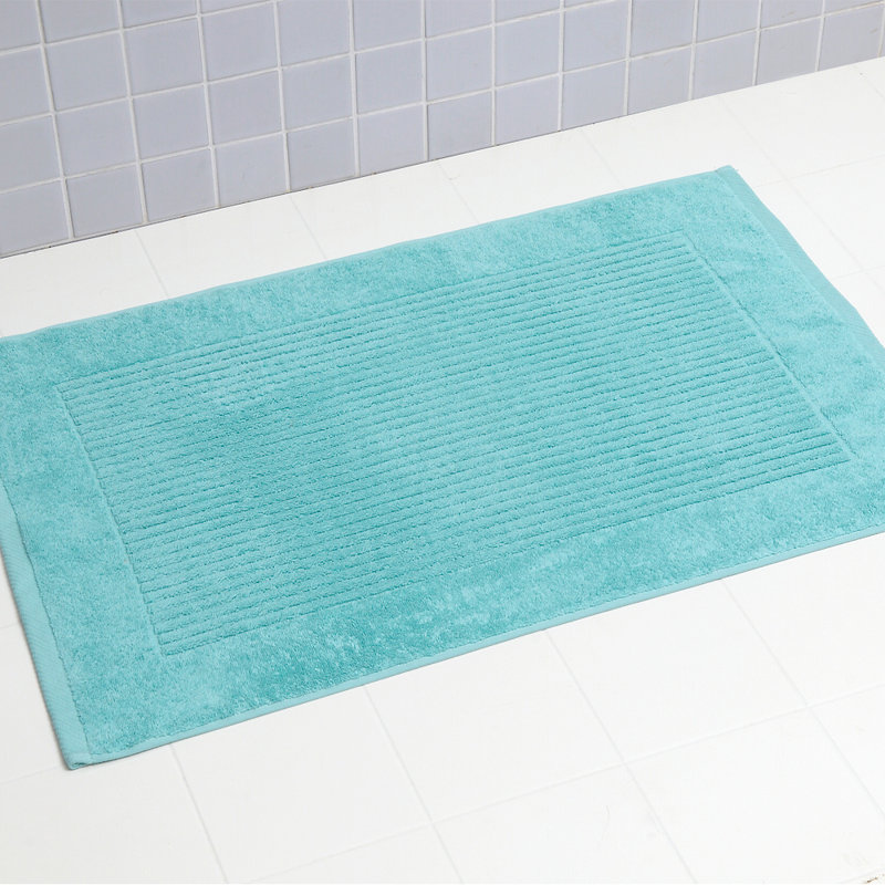 Madely Bath Rug, Turquoise