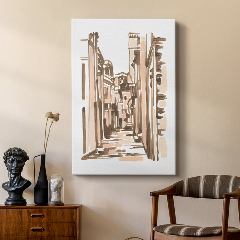 Blush Architecture Study VI - Gallery Cavas, H 36 po x l 24 po