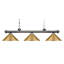 Luminaire suspendu linéaire à 3 lumières pour table de billard Chevelle-71747803-71747804-71747806