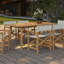Modurn Outdoor Teak Dining Table