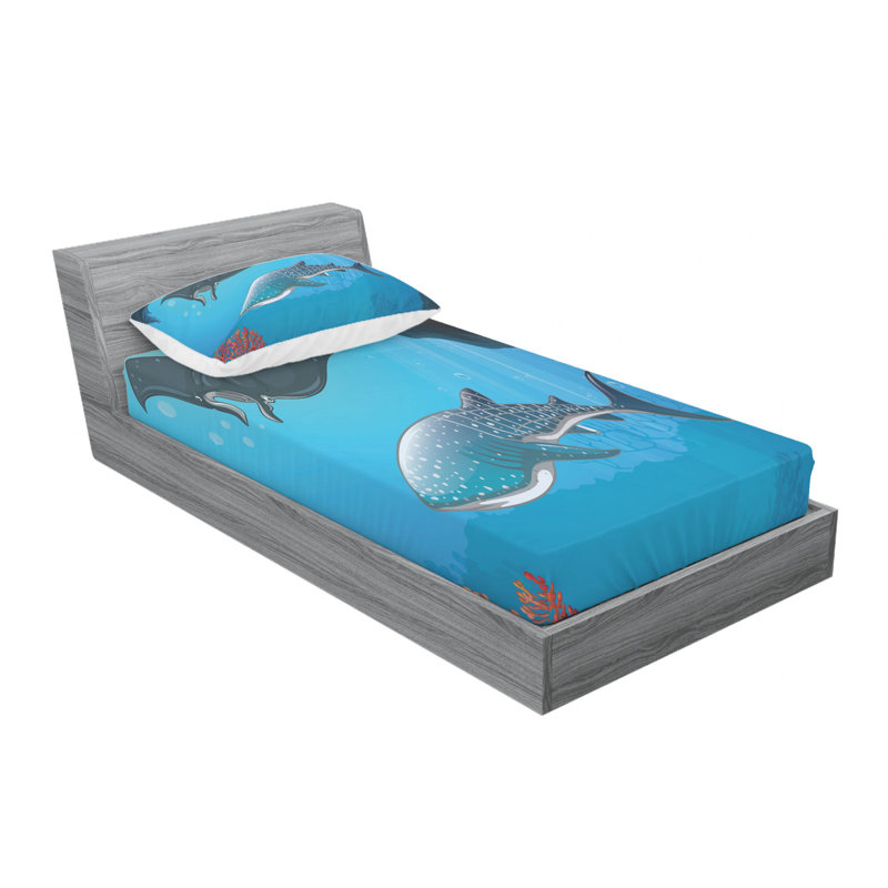 Microfiber Sheet Set, Twin XL Sheet Set with Fitted Sheet