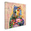 « lotus cat », reproduction d’impression sur toile tendue-23091046