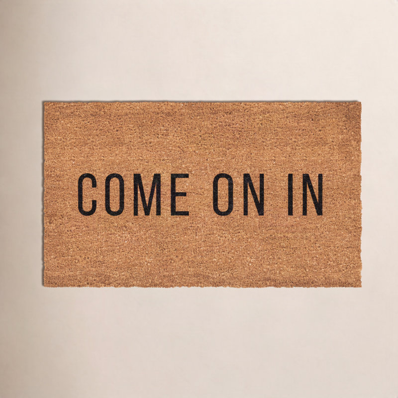 Tapis d'entrée antidérapant Den, L 17 po x L 29 po