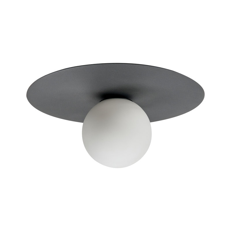 Glass Semi Flush Mount