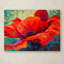 Kucera «Red Poppy III», reproduction sur toile tendue-22073090