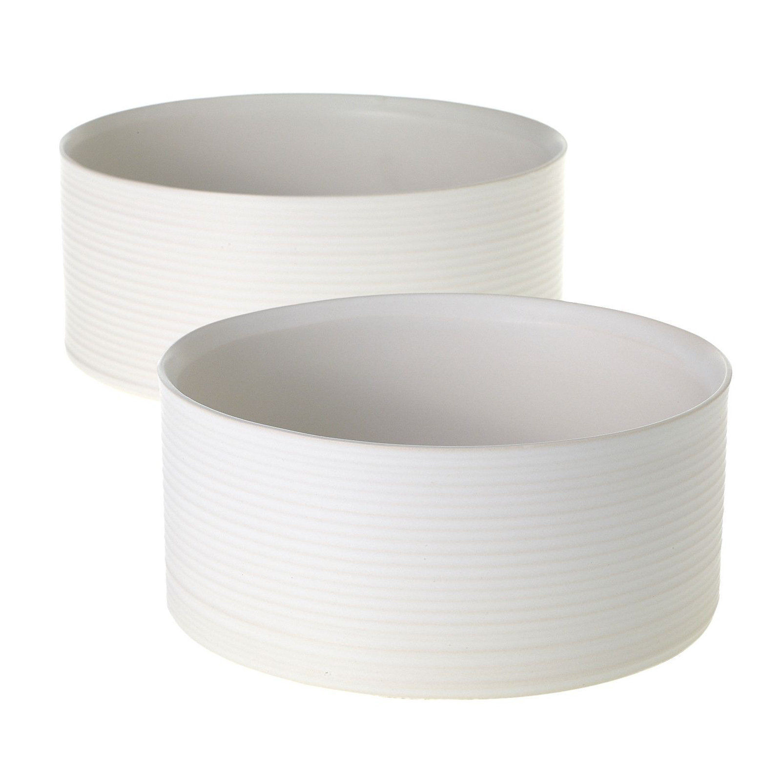 Canella Handmade Ceramic Pot Planter, 4" H x 9" W x 9" D
