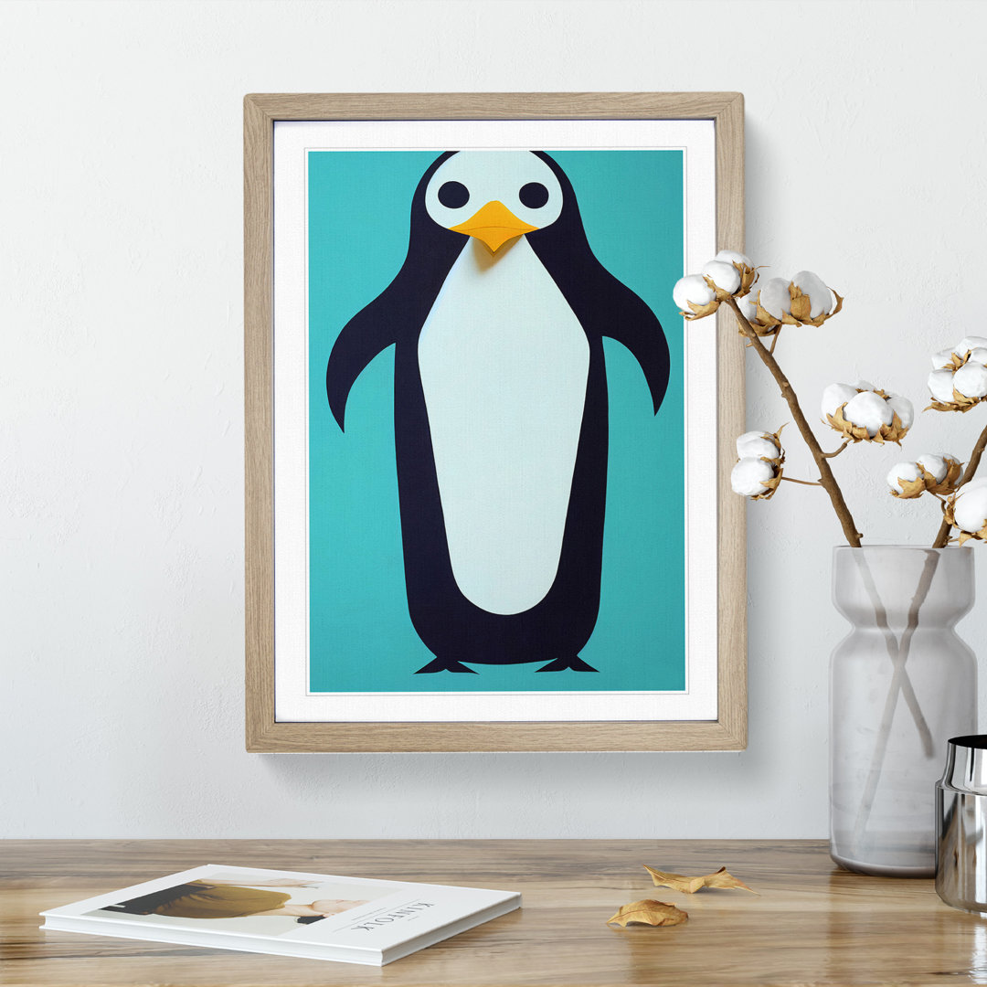 Vibrant Penguin Abstract
