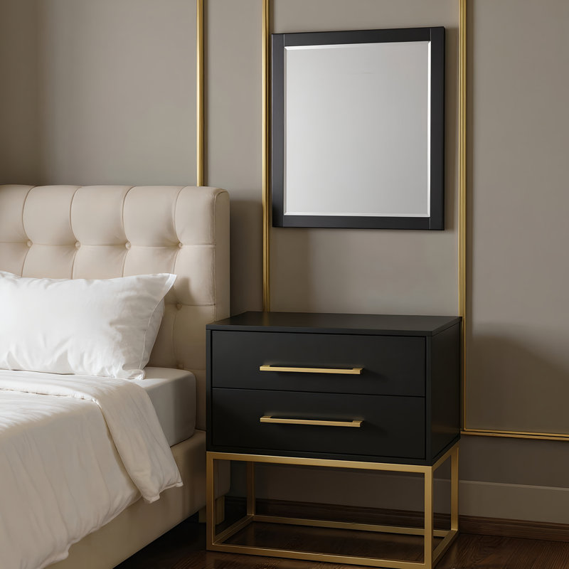 Miroir Maxine, Noir