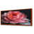 Toile avec cadre flottant brun