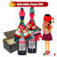 5 pièces de décorations pour bouteilles de vin de Noël