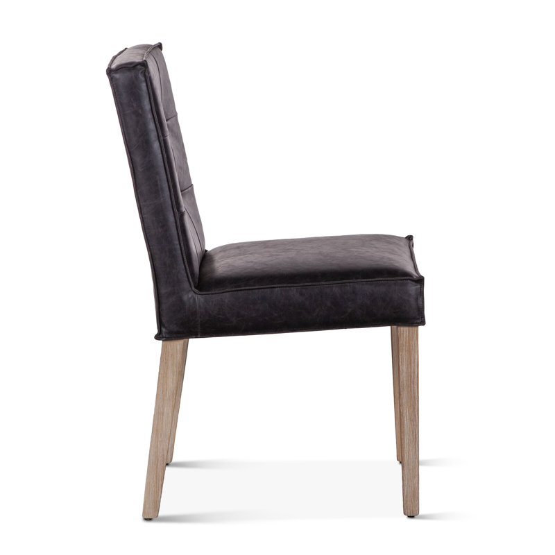 Malti Upholstered Dining Chair, Black, White