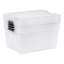 IRIS 45 Qt. / 11,25 gallons Bac de rangement en plastique avec couvercle sécuritaire et boucles verrouillables-1939859886