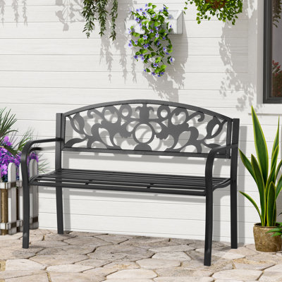 Metal Outdoor Bench