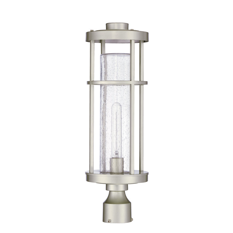 Encompass Seeded Lantern Head, Satin Aluminum