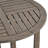 Grey 27.5'' Wood Table With Exotic Rustic For Patio -