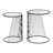 Glass Top Nesting Tables