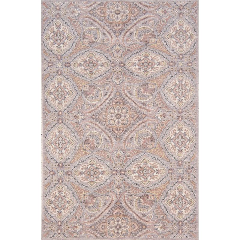 Tapis argent noué à la main de haute qualité