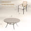 Ensemble de salle à manger d'extérieur 9 pièces pour patio avec chaise empilable en rotin-170142664