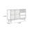 Glass Sliding Door Buffet Table