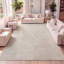 Tapis rayé beige / crème Aleysia-311327331