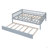Full Size Wood Daybed With Trundle And Fence Guardrails-124917627-124917632