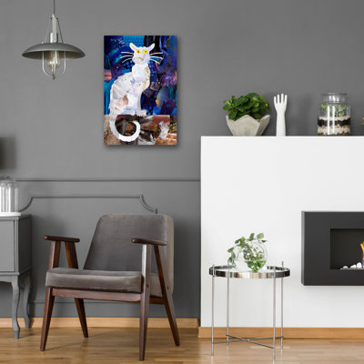 " Le Chat Blanc " by Artpoptart