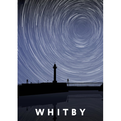 'Whitby Night Timelapse' 1 Piece Wall Art