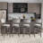  Fabric Back Swivel Bar Stools 30“ (Set Of 2)-1377952967