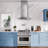 VIKIO 36" 900 CFM Ducted Wall Mount Range Hood-Multifunctional Modern Design-121906591