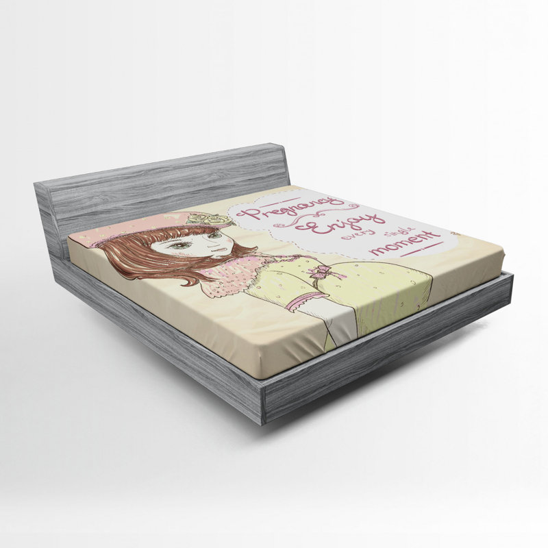 Saying Microfiber Fitted Sheet, Full Fitted Sheet