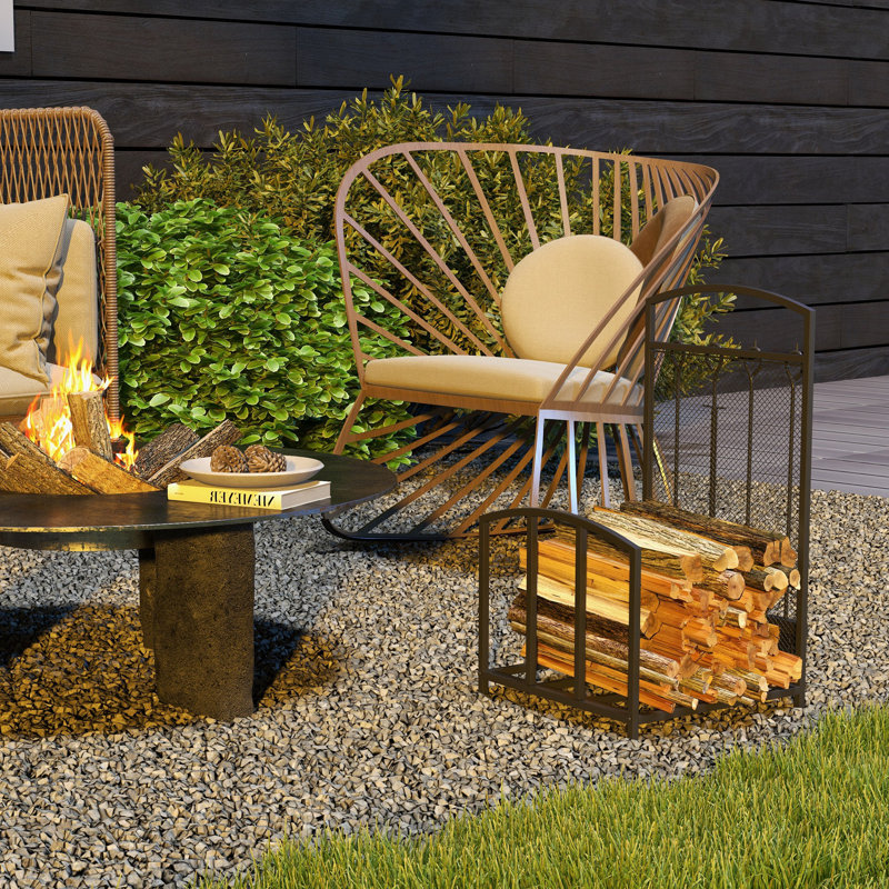Riley Firewood Rack with Tools