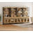  Office Furniture Set: 59In Modern Executive Desk With Charging Station And Drawers And Four 72In Tall Bookcases, Home Office Furniture For Work Study-34904825