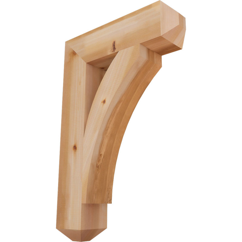 Support pour artisan Thorton, Cèdre rouge de l'Ouest (lisse), H 36 po x l 6 po x P 24 po