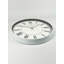 Horloge murale élégante Elegant, 13,8 po de diamètre, blanc et bronze, 0,6 po d'épaisseur | Couvercle en verre véritable, cadre 100% plastique | Décoration élégante pour le salon, le bureau et la chambre à coucher, avec précision-105520017