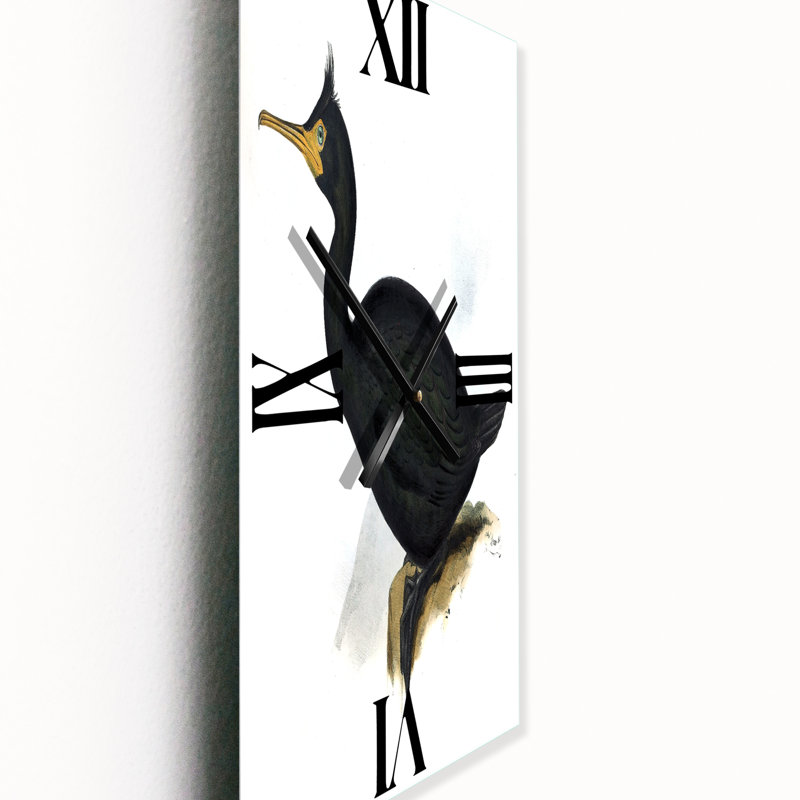 Horloge murale rétro Vintage Bird Life IV, Petit