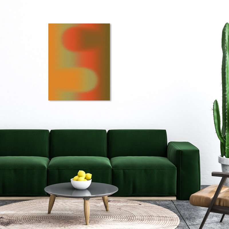 Lignes et cercles ondulés, H 36 po x l 24 po x P 0,8 po