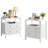 Fluted Nightstand With with 2 USB Ports and 2 AC Outlets-1834045363