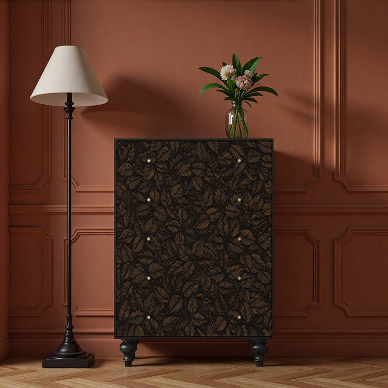 Armoire de rangement rétro de style français