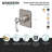 Kingston Brass Bel-Air Single-Handle Wall Mount Three-Way Diverter Valve with Trim Kit-40983105