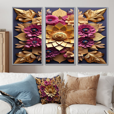 Balen - lot d'art mural lotus