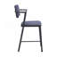 Ensemble de 2 chaises à hauteur de comptoir avec structure en métal
