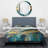 Golden Explosion Triangles IV - Abstract Geometric Duvet Cover Set - Microfiber Polyester-1626004244