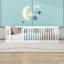 Full Wooden Floor Bed Frame With Guardrails-327904