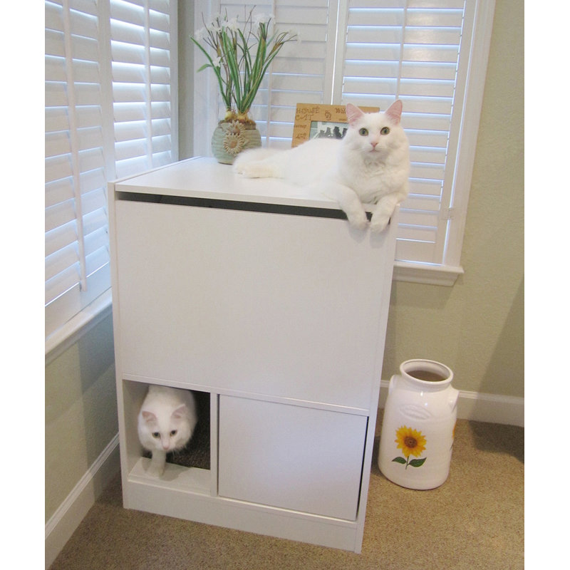 Armoire pour litière Heeya Out Of Sight, Blanc