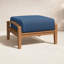 Pouf d'extérieur Summerton en teck avec coussin-55836234-65325962