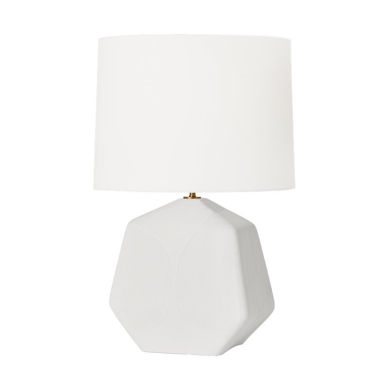 Tallulah Table Lamp, Matte White