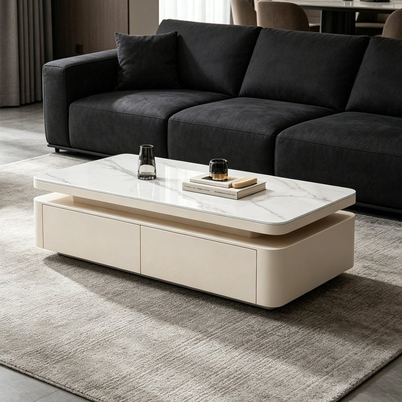 Bruckner, Blanc, H 17,71 po x L 51,18 po x l 27,55 po