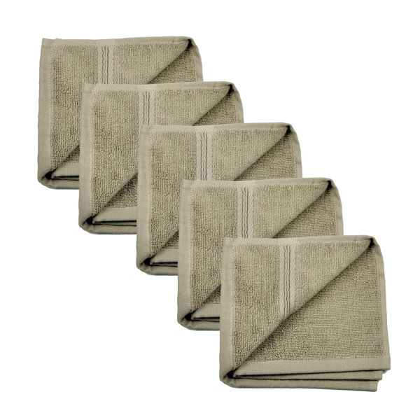 Hospitality Turkish Cotton Hotel Collection Family Towel Set of 8