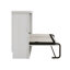 Lit escamotable horizontal simple, armoire lit simple escamotable
